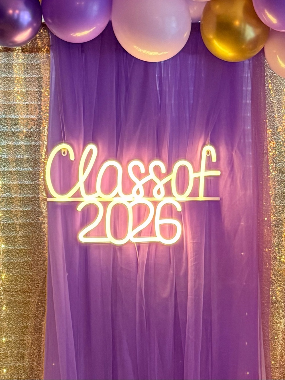 LED Neon Sign Class of 2026